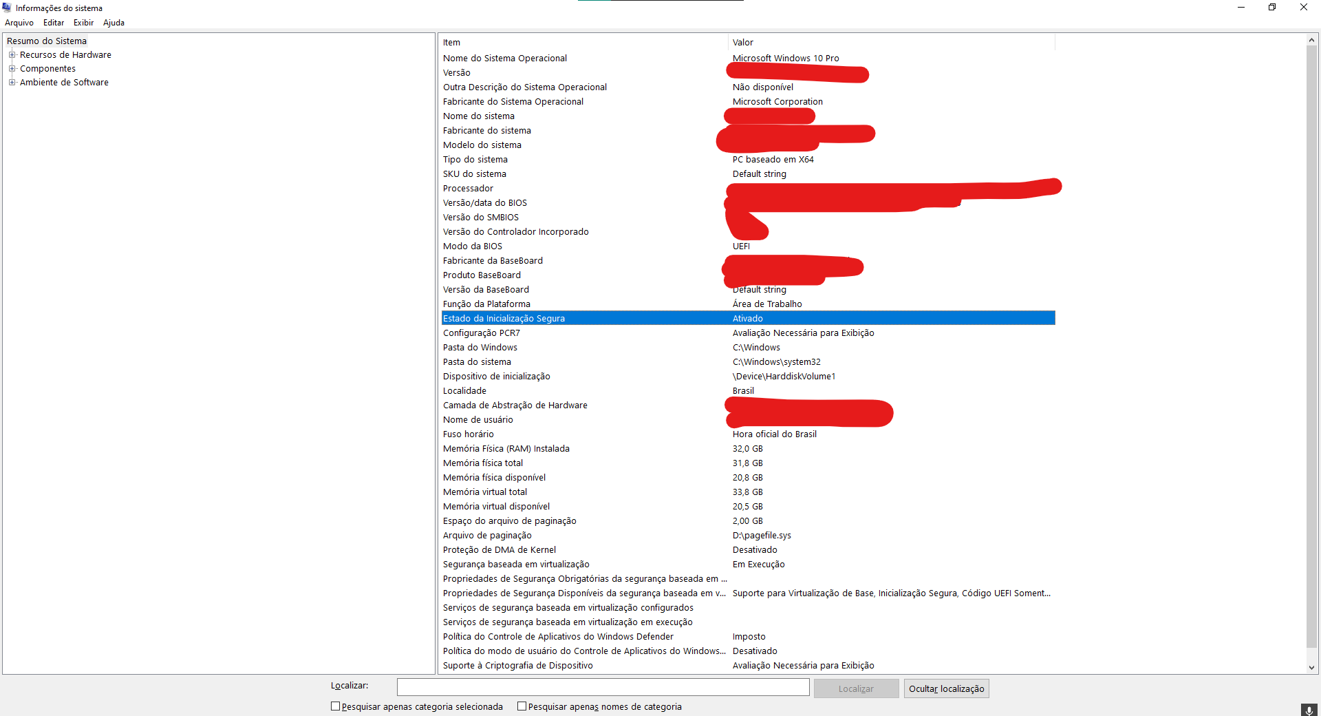 Erro Secure Boot